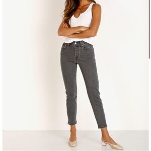 LEVI WEDGIE ICON FIT DENIM JEANS - BITE MY DUST SZ 29